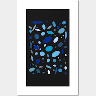 AEGEAN SEA ABSTRACT PEBBLES Posters and Art